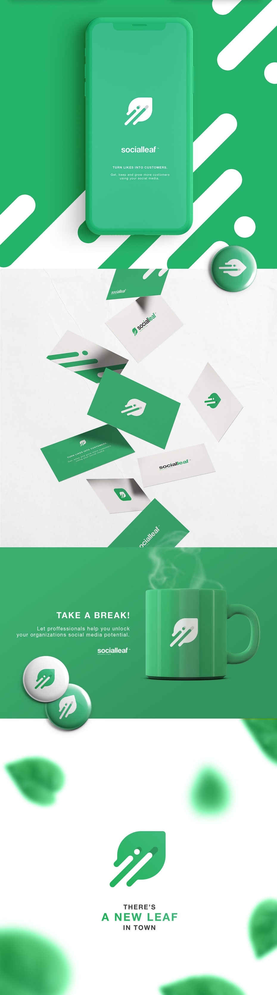 Social Leaf Branding