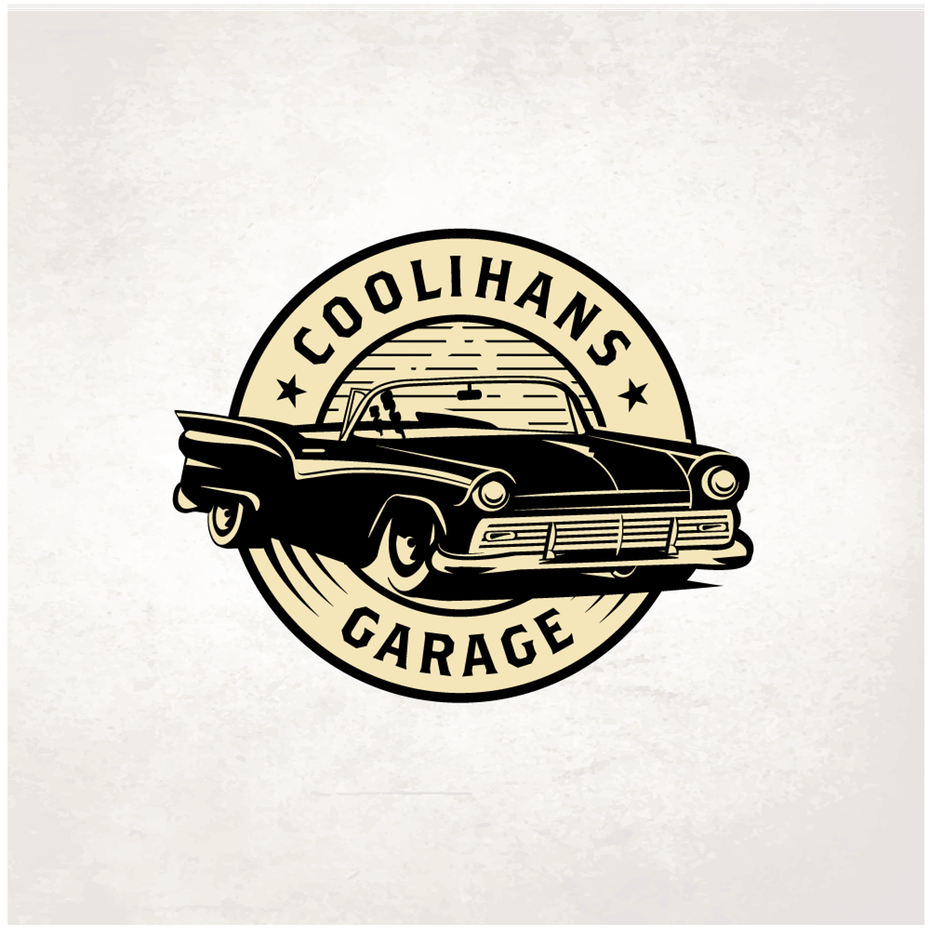 Coolihans Garage retro car  logo 