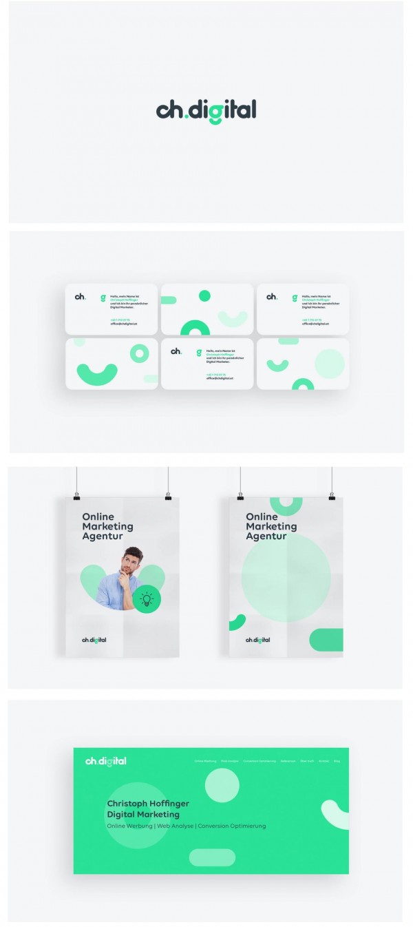 versatile green  logo  design for a tech company