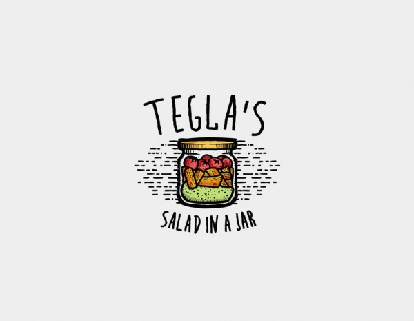 Salad in a jar  logo 