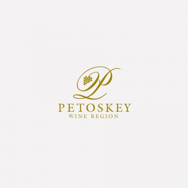 white over gold wine logo