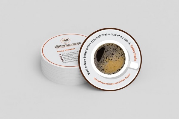 Coaster business cards