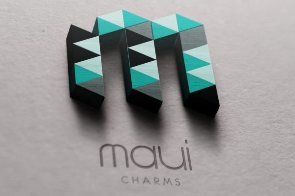 3D charms  logo  design