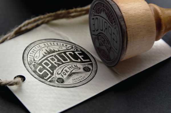 round Spruce for Men  logo 