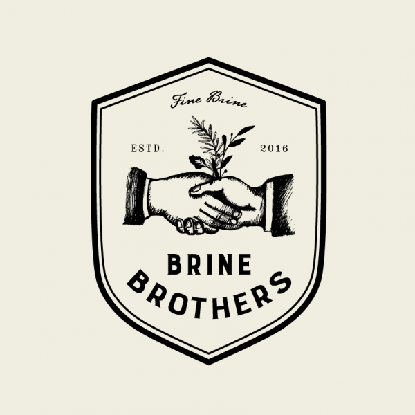 handshake Brine Brothers  logo 