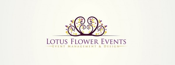 Ornamental wedding  logo 