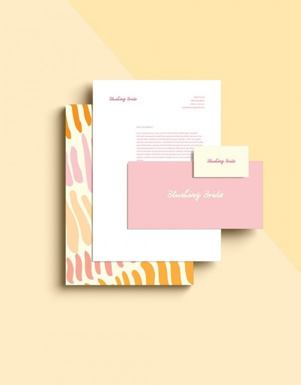 fun pastel brand design