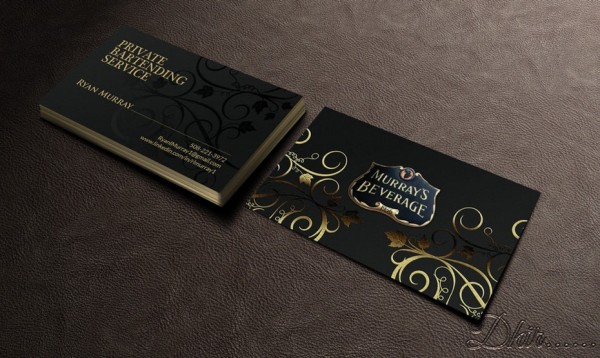 Murray’s Beverage business card design