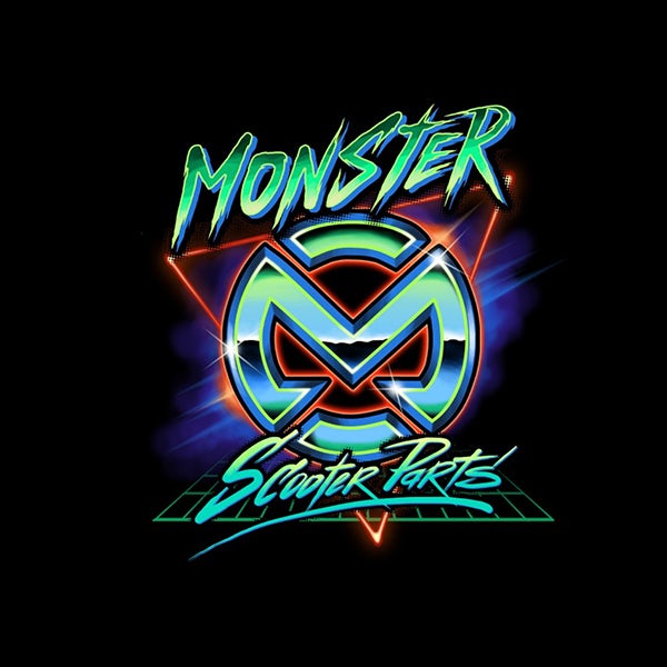 Monster scooter parts  logo 