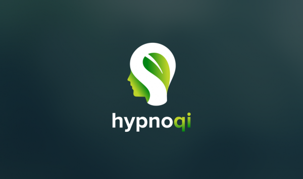  logo  depicting leaf inside human head