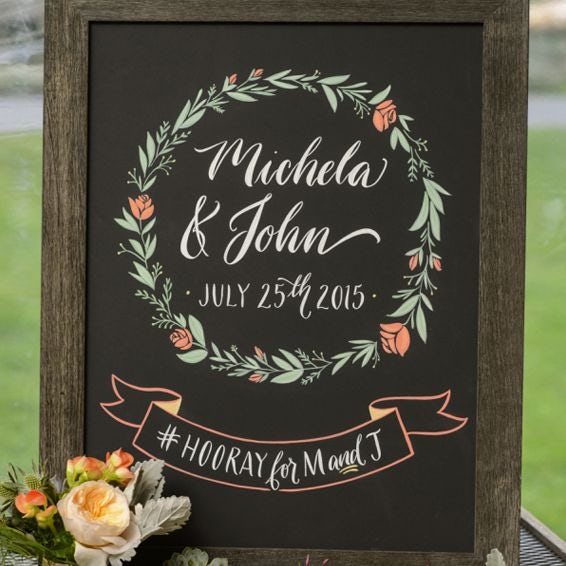 wedding sign