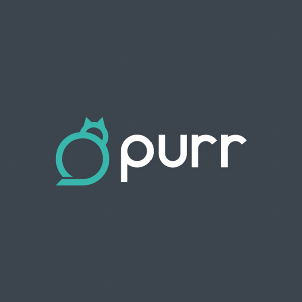 purr cat  logo 