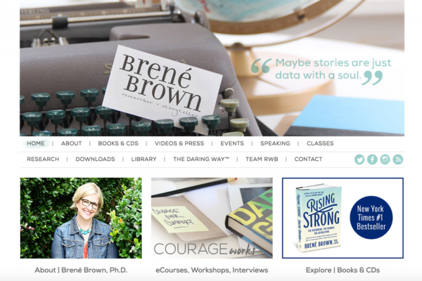 brene brown website