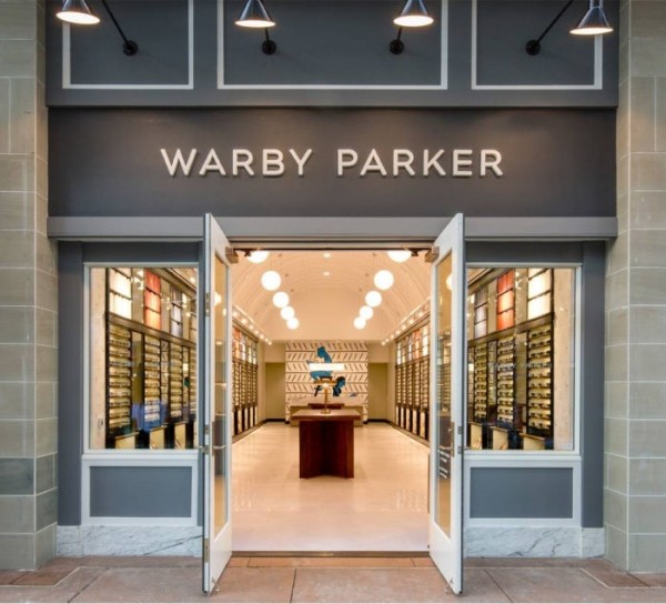 Warby Parker storefront