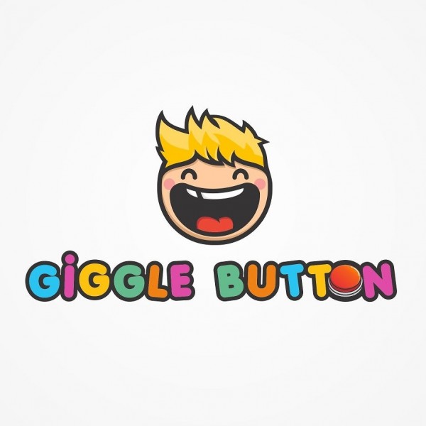 Giggle Button  logo  design