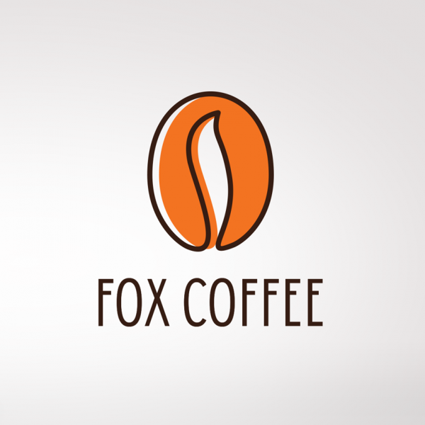 Fox coffee  logo  design