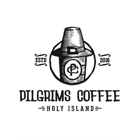 Pilgrims Coffee  logo  design