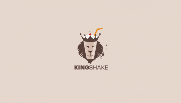 King shake  logo  design