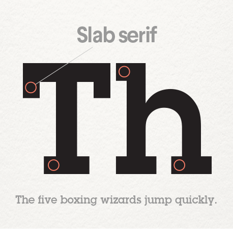 slab serif