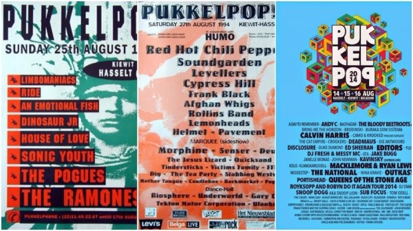 Pukkelpop festival posters