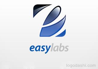 Easylabs標(biāo)志logo設(shè)計，品牌vi設(shè)計