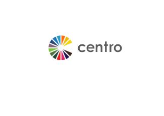 CENTRO標志logo設計，品牌vi設計