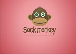 SOCKMONKEY標志logo設計，品牌vi設計