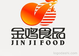 金雞食品商標(biāo)標(biāo)志logo設(shè)計(jì)，品牌vi設(shè)計(jì)