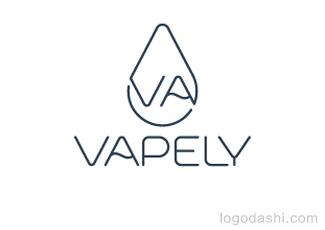 Vapely標志logo設計，品牌vi設計