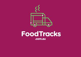 Foodtracks網(wǎng)站標志logo設計，品牌vi設計