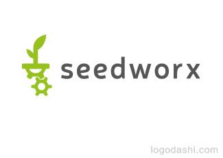 Seedworx標(biāo)志標(biāo)志logo設(shè)計，品牌vi設(shè)計