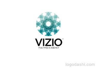 VIZIO標(biāo)志logo設(shè)計(jì)，品牌vi設(shè)計(jì)