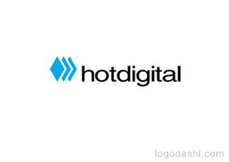 hotdigital商標標志logo設計，品牌vi設計