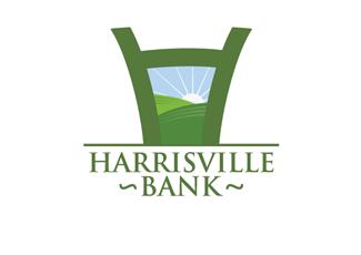 Harrisville銀行標(biāo)志logo設(shè)計(jì)，品牌vi設(shè)計(jì)