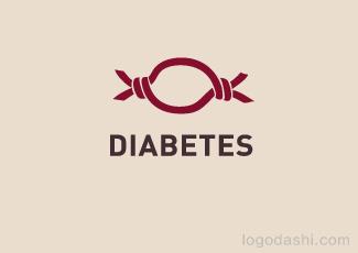 DIABETES標(biāo)志標(biāo)志logo設(shè)計(jì)，品牌vi設(shè)計(jì)