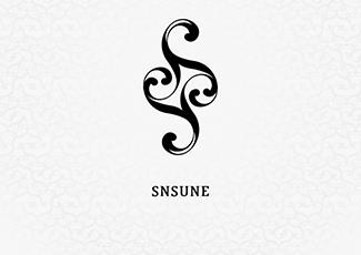 SNSUNE商店標志標志logo設計，品牌vi設計