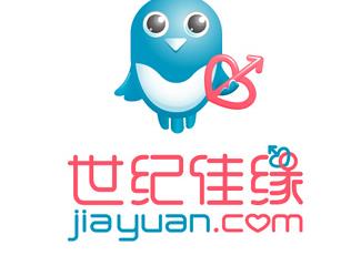 世紀(jì)佳緣吉祥物標(biāo)志logo設(shè)計，品牌vi設(shè)計