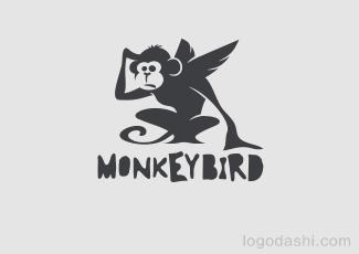 Monkeybird標(biāo)志標(biāo)志logo設(shè)計，品牌vi設(shè)計