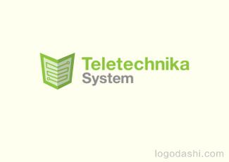 Teletechnika系統(tǒng)標(biāo)志logo設(shè)計(jì)，品牌vi設(shè)計(jì)