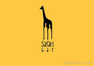 Safari酒吧標(biāo)志logo設(shè)計(jì)，品牌vi設(shè)計(jì)