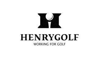 Henrygolf高爾夫標(biāo)志logo設(shè)計(jì)，品牌vi設(shè)計(jì)