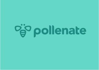 Pollenate標志logo設計，品牌vi設計