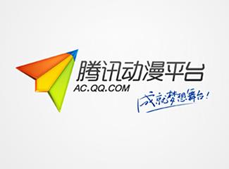 騰訊動漫平臺標志logo設計，品牌vi設計