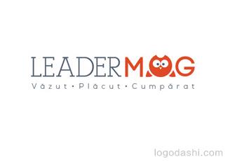 LeaderMAG字體標志logo設(shè)計，品牌vi設(shè)計