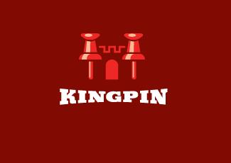 KINGPIN標志標志logo設計，品牌vi設計