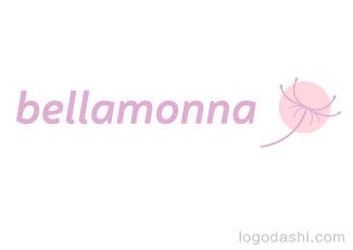 Bellamonna化妝品店標(biāo)志logo設(shè)計(jì)，品牌vi設(shè)計(jì)