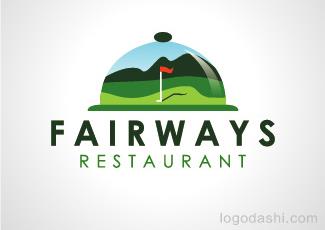 FAIRWAYS餐館標(biāo)志標(biāo)志logo設(shè)計(jì)，品牌vi設(shè)計(jì)