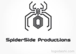 SpiderSide標(biāo)志logo設(shè)計，品牌vi設(shè)計