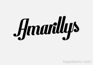 Amarillys字體標志logo設計，品牌vi設計