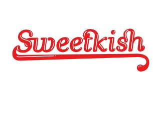 sweetkish字體標志logo設計，品牌vi設計